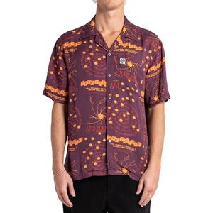 Смитсон рубашка с коротким рукавом Deus Ex Machina, цвет maroon