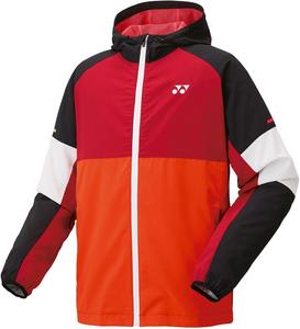 Толстовка YONEX Warm-Up с подкладкой (фитнес), унисекс, для взрослых, оранжевый