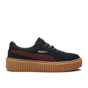 Кроссовки Puma FENTY X WMNS SUEDE CREEPER 'GREEN BORDEAUX', зеленый