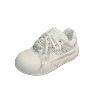 Обувь для скейтбординга женская BINGO DUCK, White Blue