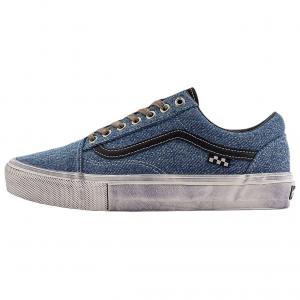 Кроссовки Skate Old Skool 'Denim Blue Distressed' Vans, Blue