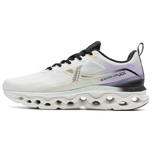 XTEP Женские противоскользящие износостойкие низкие повседневные беговые кроссовки Sail White/Light Green/Iris Purple бело-фиолетовые, цвет Sail White/Light Green/Iris Purple