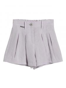 Brunello Cucinelli Kids шорты с блестками, фиолетовый