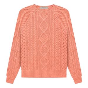 Свитер fw22 cable knit 'coral' Fear Of God Essentials, оранжевый