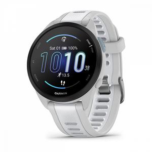 Умные часы Garmin Forerunner 165 Music, 1.2", Wi-Fi, серый/белый