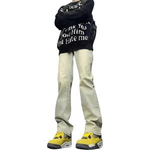 Джинсы унисекс универсальные шаблоны, черный серый (на флисовой подкладке)