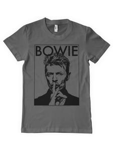 David Bowie Футболка «Silence T-Shirt» серого цвета