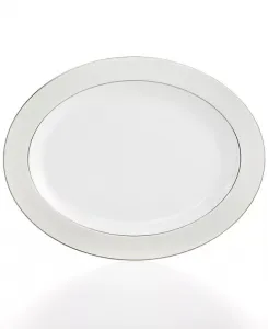 Столовая посуда, овальное блюдо «Дюна» диаметром 15 дюймов Bernardaud, none