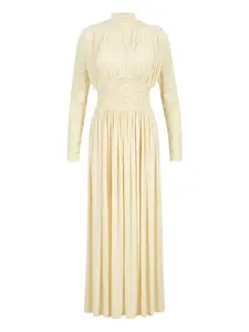 Макси-платье с драпировкой Rebellion Zimmermann, кремовый