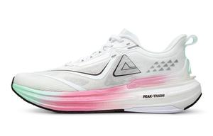 Пик State Pole 6.0 Кроссовки для бега мужские низкие белый/розовый фиолетовый Бэймэкс/розовый