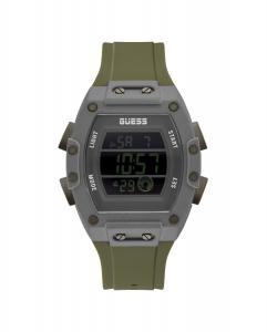 Мужские часы Phoenix GW0340G3 из силикона и зеленого ремешка Guess, зеленый