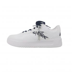 ANTA Мужские белые противоскользящие устойчивые к истиранию низкие скейтерские кеды, цвет White