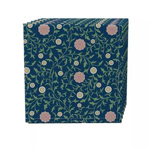 Набор салфеток из 4 шт., 100% хлопок, 20x20 дюймов, цветочный 71