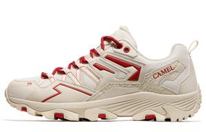 CAMEL Кроссовки Kunlun Mountain 2.0 Low Top мужские бежево-бело-красные цвет экрю/помпейский красный, цвет Ecru/Pompeian Red