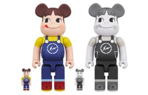 Виниловая фигурка Be@rbrick Milky The Conveni Peko 30 см + 7 см, 2 пары