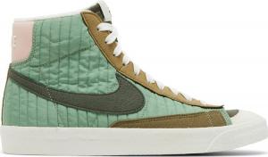 Кроссовки Nike Blazer Mid '77 GS 'Oil Green', зеленый