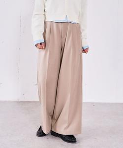 Широкие брюки с поясом и заправленными штанинами Archives, цвет Beige