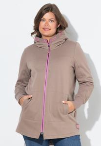 Толстовка LAURASØN CONTRAST ZIPPER , Pale Brown/Light Brown