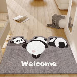 Y U-LIVE Ковер 120х200 см для прихожей, противоскользящий, грязеотталкивающий, с петлевым ворсом, Silk Circle - Little National Treasure Has Arrived