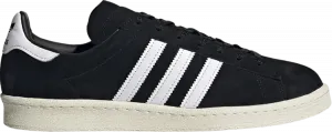 Кроссовки Adidas Campus 80s 'Black White', черный