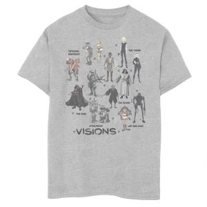 Футболка с изображением учебника «Видения Звездных войн» для мальчиков 8–20 лет, плакат с изображением персонажа Star Wars