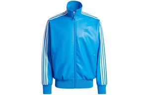 Куртка Adidas Originals Deportiva Addicoolor 3 stripes Synthetic skin, голубой