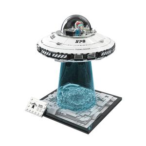 Набор для сборки космического корабля нло в научно-фантастической вселенной с механическими элементами, 300 деталей, T3012 TOP TOY