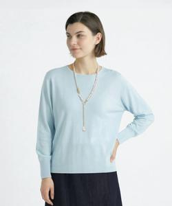 Хлопковый трикотажный пуловер высокой плотности