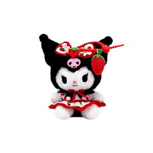 Плюшевый кулон Sanrio X Sanrio Fresh Strawberry Kuromi Cinnamoroll Hello Kitty My Melody высотой 10 см AOGER