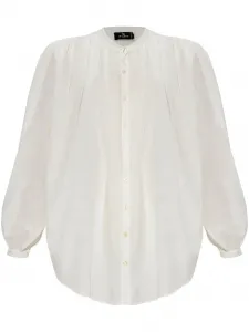 Хлопковая блузка ETRO, белый