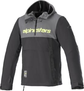Текстильная мотоциклетная куртка Alpinestars sherpa, Black/Grey/Yellow