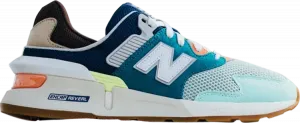 Кроссовки New Balance 997S 'Teal Brown', бирюзовый