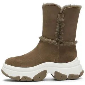 Staccato Женские термоноски Fleece Latte с подогревом коричневые, цвет Brown