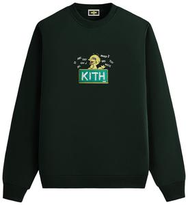 Свитшот Kith x Sesame Street Big Bird Nelson, зеленый