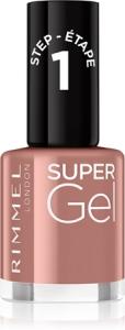 Гибридный лак для ногтей без использования уф/светодиодной лампы Rimmel Super Gel, 033 R&B Rose 12 ml