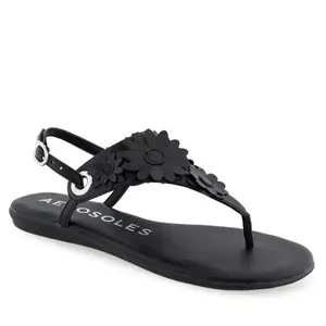 Женские сандалии-шлепки Connie с открытой пяткой Aerosoles, черный