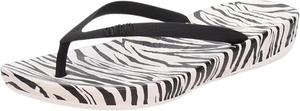 Женские эргономичные шлепанцы FitFlop iQushion, Zebra
