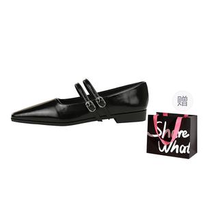 BIGTREE Женские повседневные туфли 2,5 см черные с сумкой для покупок, цвет Black+Shopping Bag