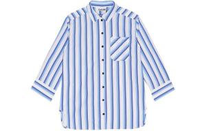 Полосатая футболка из органического хлопка GANNI, Silver Lake Blue