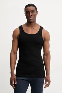 Хлопковая футболка ORIGINAL ribtank GOTS комплект из 2 шт Resteröds, черный