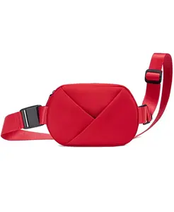 Оригами поясная сумка и слинг-бэг - ультра матовый нейлон - трансформируемая поясная, слинг и кроссбоди сумка - для ежедневного использования и путешествий Lux & Nyx, красный