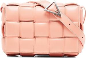 Сумка Bottega Veneta Padded Cassette Bag Peachy/Silver, оранжевый