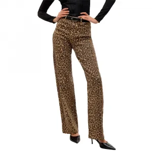 Джинсы Vero Moda Tessa Wide Stretch high waist jeans, коричневый