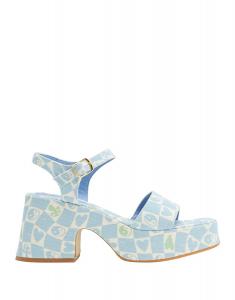 Сандалии 8 By Yoox, небесно-голубой