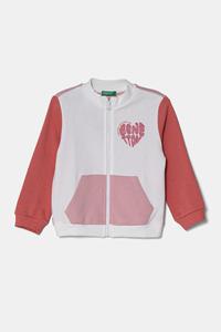 Детская хлопковая толстовка United Colors Of Benetton, белый