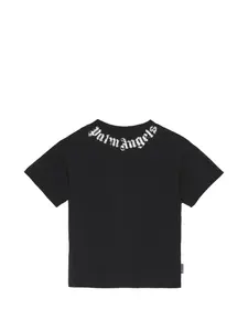 Футболка с логотипом Palm Angels Kids, черный