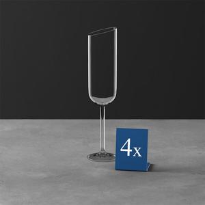 NewMoon набор бокалов для шампанского 170 мл, 4 шт Villeroy & Boch, прозрачный