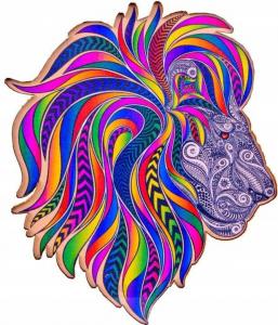 Деревянный пазл для взрослых Lion Box Blocks Norimpex