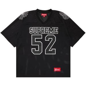 Джерси Supreme Spiderweb Football Jersey Black, черный