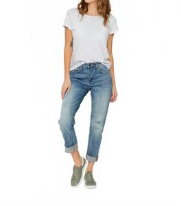 Джинсы Crosby Relaxed Taper синего цвета Oliver Logan, синий